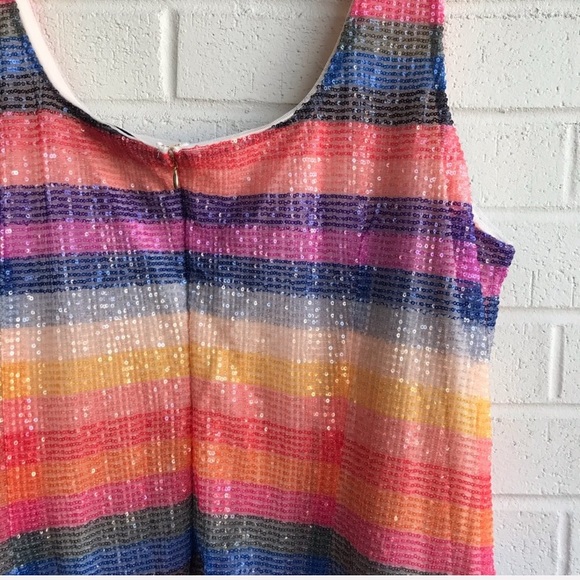 Rachel Rachel Roy Caroline Rainbow Sequin Dress - Picture 4 of 4